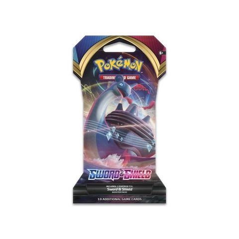 Pokemon TCG Sword & Shield Sleeved Booster Pack 10 Cards English Sealed
