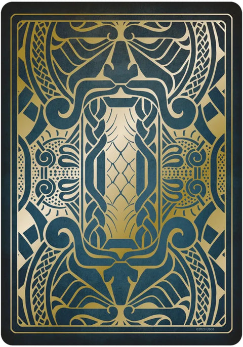 Gjallarhorn Norse Oracle Deck by US Games, 62 Gilt Cards & Guidebook