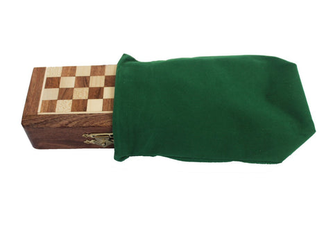 Italfama Magnetic Wooden Travel Chess Set Folding Board 13.5cm Italy