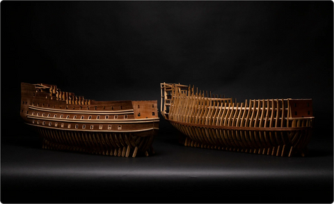 OcCre Soleil Royal 1/70 Limited Edition Wooden Museum Ship Modeling Kit