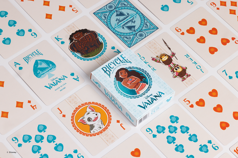 Disney Moana Vaiana Bicycle Playing Cards Deck Poker Size Collectible