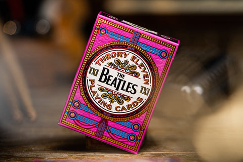 The Beatles Playing Cards Deck Theory 11 Pink Magic Tricks High Quality USA