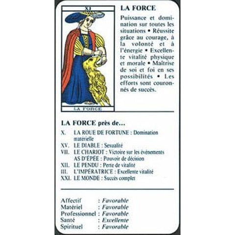 Jeu Taromantic Cards French Edition Grimaud Cartomancie