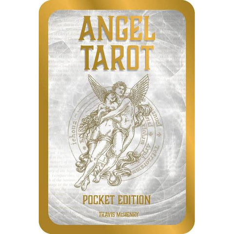 Angel Tarot Pocket Tin Deck by Rockpool – 78 Cards Kabbalah Divination