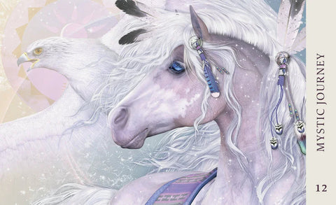 Horse Wisdom Oracle Cards 44-Card Deck & Guidebook by Kathy Pike Blue Angel