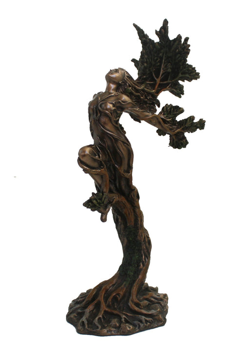 Italfama Nature Goddess Bronze Resin Statue 25cm Italian Mythology Decor