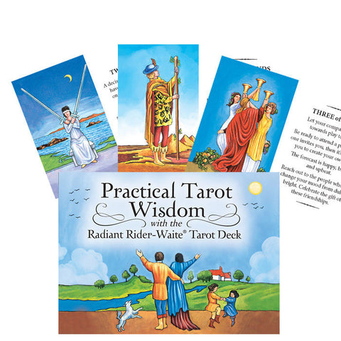Practical Tarot Wisdom Radiant Rider-Waite 78-Card Deck US Games
