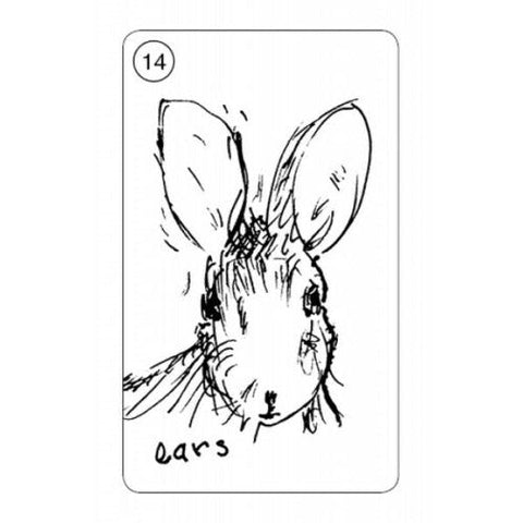 Carrot Cards Old-Time Rabbit Wisdom Oracle Deck with Guidebook, New