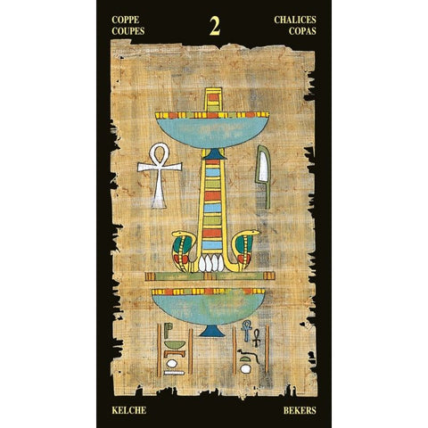 Egyptian Tarot Deck 78 Cards by Lo Scarabeo Esoteric Fortune Telling