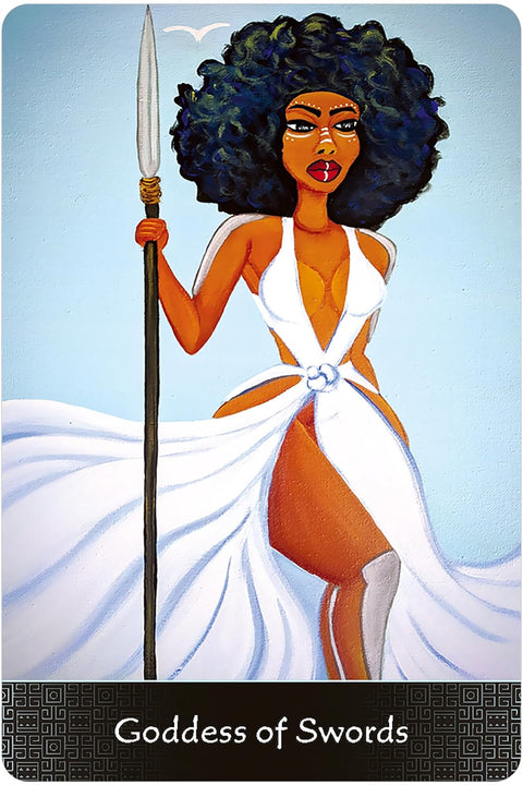 Afro Goddess Tarot Arcanas Cards Deck & Guidebook US Games Systems