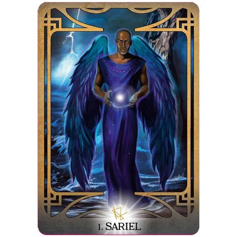 Archangel Fire Oracle Cards & Guidebook Spanish Deck by Inner Traditions