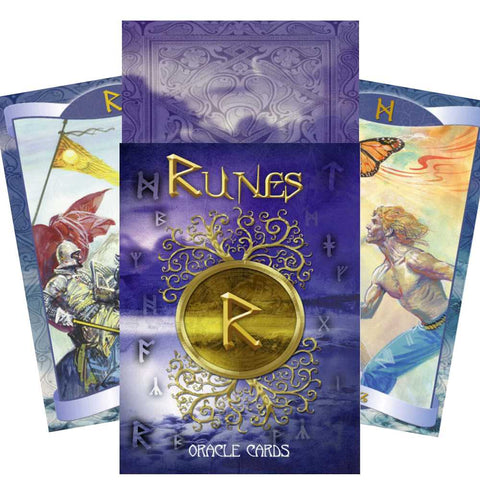 Rune Oracle Cards Deck Lo Scarabeo Norse Gods Divination Set English