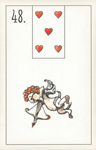Maybe Lenormand Oracle Deck by Ryan Edward 52 Cards US Games Divination