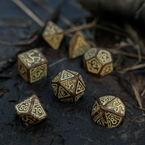 The Witcher Dice Set Crones- The Weavess And Coin Role Play Games Q-Workshop NEW