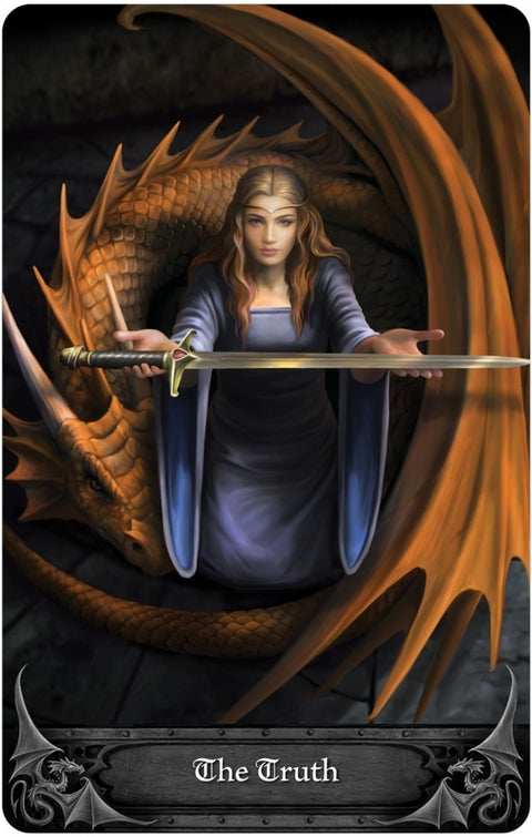 Anne Stokes Gothic Oracle Tarot Cards Deck & Guidebook Set by US Games