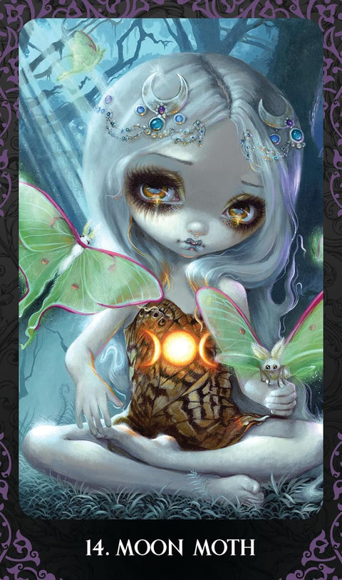 Blue Angel The Halloween Forever Oracle Cards Deck & Guidebook