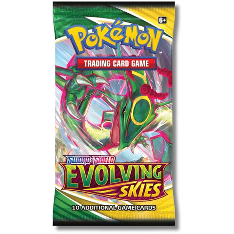 Pokemon TCG Sword & Shield Evolving Skies Booster Pack 10 Cards English
