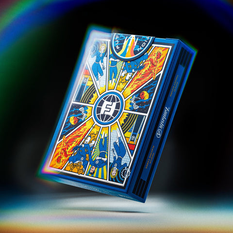Marvel Fantastic Four Playing Cards by Theory11 Blue Poker Deck