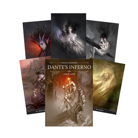 Dante'S Inferno Oracle Cards Deck & Book Barbieri Fantasy Sibyls