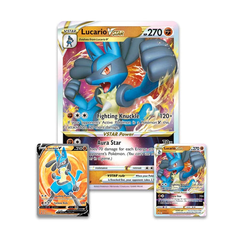 Pokemon Lucario VSTAR Special Collection Box 6 Booster Packs English TCG