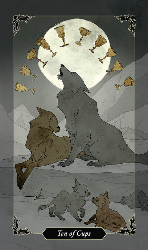 Dark Wood Tarot Mini Cards Deck Llewellyn Sasha Graham Miniature Edition