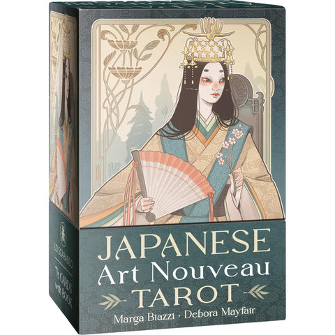 Japanese Art Nouveau Tarot Deck 78 Cards with Guidebook by Lo Scarabeo