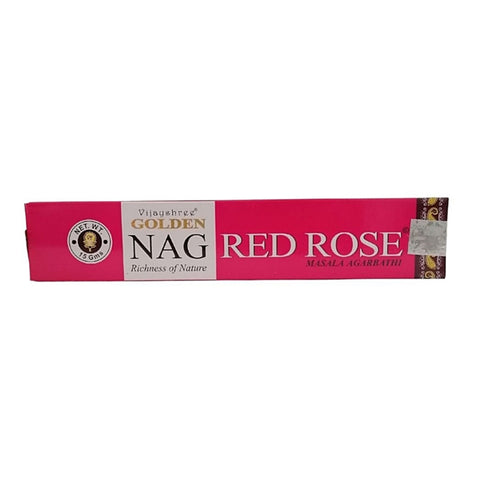 Golden Nag - Red Rose Incense Vijayshree
