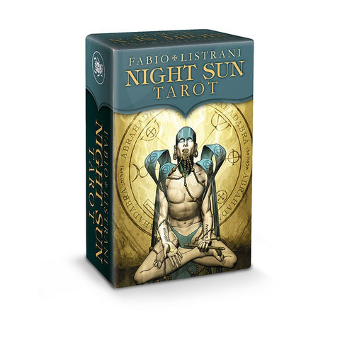 Night Sun Mini Tarot Cards Deck Fabio Listrani Lo Scarabeo 78-Card