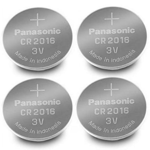 4x Panasonic CR2016 3V Lithium Coin Cell Batteries DL2016 ECR2016