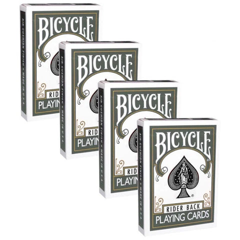 Bicycle Rider Back Grey Playing Cards Deck Poker Magic Tricks USA
