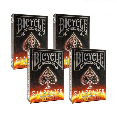 4x Bicycle Stargazer Sunspot Playing Cards Deck Poker Magic Standard