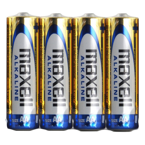 4x Maxell AA LR6 Super Alkaline 1.5V Batteries Blister Pack