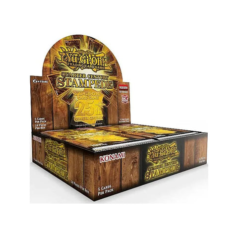 Yu-Gi-Oh TCG Quarter Century Stampede Booster Box 24 Packs Konami