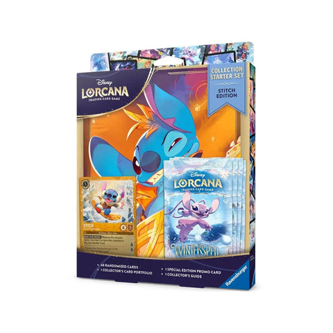 Disney Lorcana Winterspell Stitch Collection Starter Set with 4 Boosters