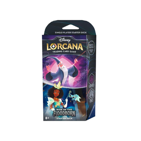 Disney Lorcana Rise of the Floodborn Amethyst & Steel Starter Deck