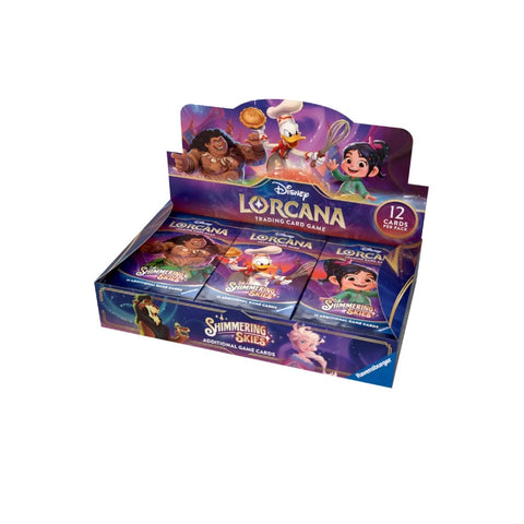 Disney Lorcana Shimmering Skies TCG Booster Box, 24 Sealed Packs