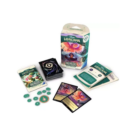 Disney Lorcana Archazia’s Island Amethyst & Steel 60-Card Starter Deck