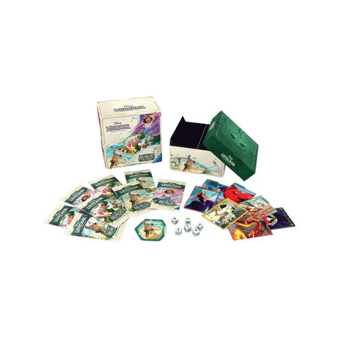 Disney Lorcana Archazia’s Island Illumineer’s Trove Box with 8 Boosters