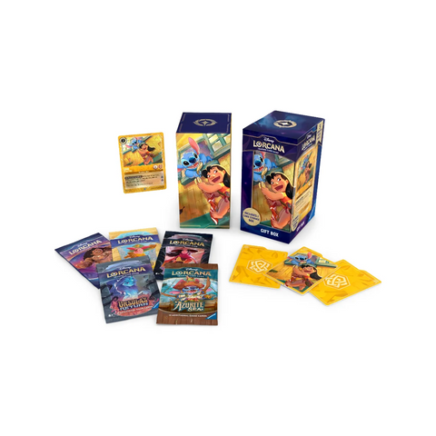 Disney Lorcana Lilo Escape Artist Promo Gift Set 5 Boosters Storage Box