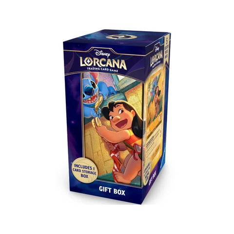 Disney Lorcana Lilo Escape Artist Promo Gift Set 5 Boosters Storage Box
