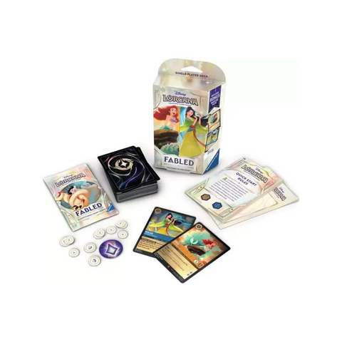 Disney Lorcana TCG Amber & Sapphire Starter Deck 60-Card Ready to Play