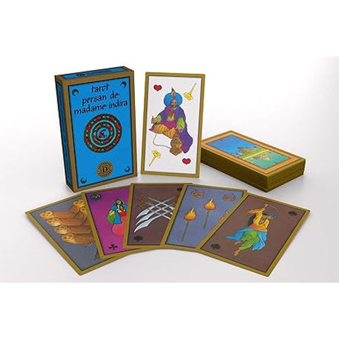 Persian Tarot Deck by Madame Indira – French Edition Divination Cards Grimaud