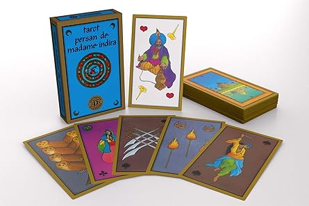 Persian Tarot Deck by Madame Indira – French Edition Divination Cards Grimaud