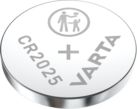 6x Varta CR2025 3V Lithium Coin Cell Button Batteries DL2025 Blister Pack