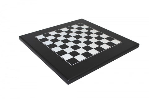Italfama Wooden Chess Board 50x50cm 4.5cm Squares Black White Italy