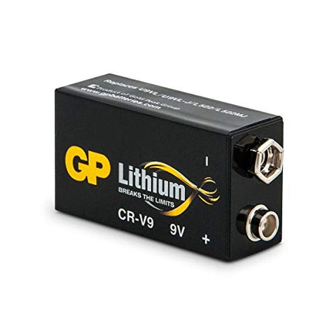GP Lithium 9V Battery 800mAh Long Life Smoke Alarm Remote Power