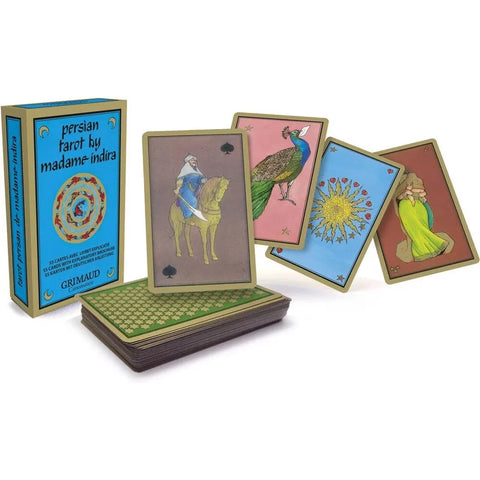 Persian Tarot Deck by Madame Indira – French Edition Divination Cards Grimaud