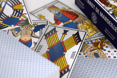 Tarot de Marseille French Edition Deck – Grimaud Cartomancie Cards