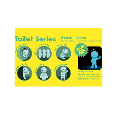 SMISKI Toilet Series Glow in the Dark Mini Figure Blind Box by Dreams