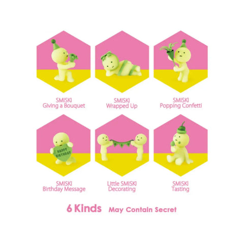 SMISKI Birthday Series Glow Mini Figure Blind Box Mystery Toy Dreams
